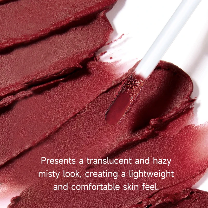 أحمر شفاه سائل غير لامع، ملمع شفاه رذاذ الماء، مقاوم للماء والعرق، كوب غير لاصق، ملمع شفاه عالي الصبغة