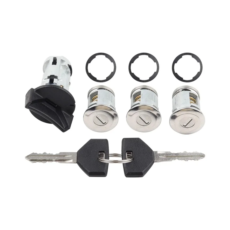 AB61-5161055AA سيارة مفتاح إشعال قفل اسطوانة مع قفل الباب ومفتاح ل جيب رانجلر 1991-1996 #6