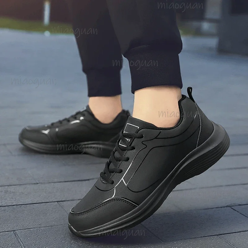 Fashion Men's Sneakers Lightweight Running Sport Shoes Breathable Non-slip Casual Lace Up Male Walking Outdoor Tennis Footwears
