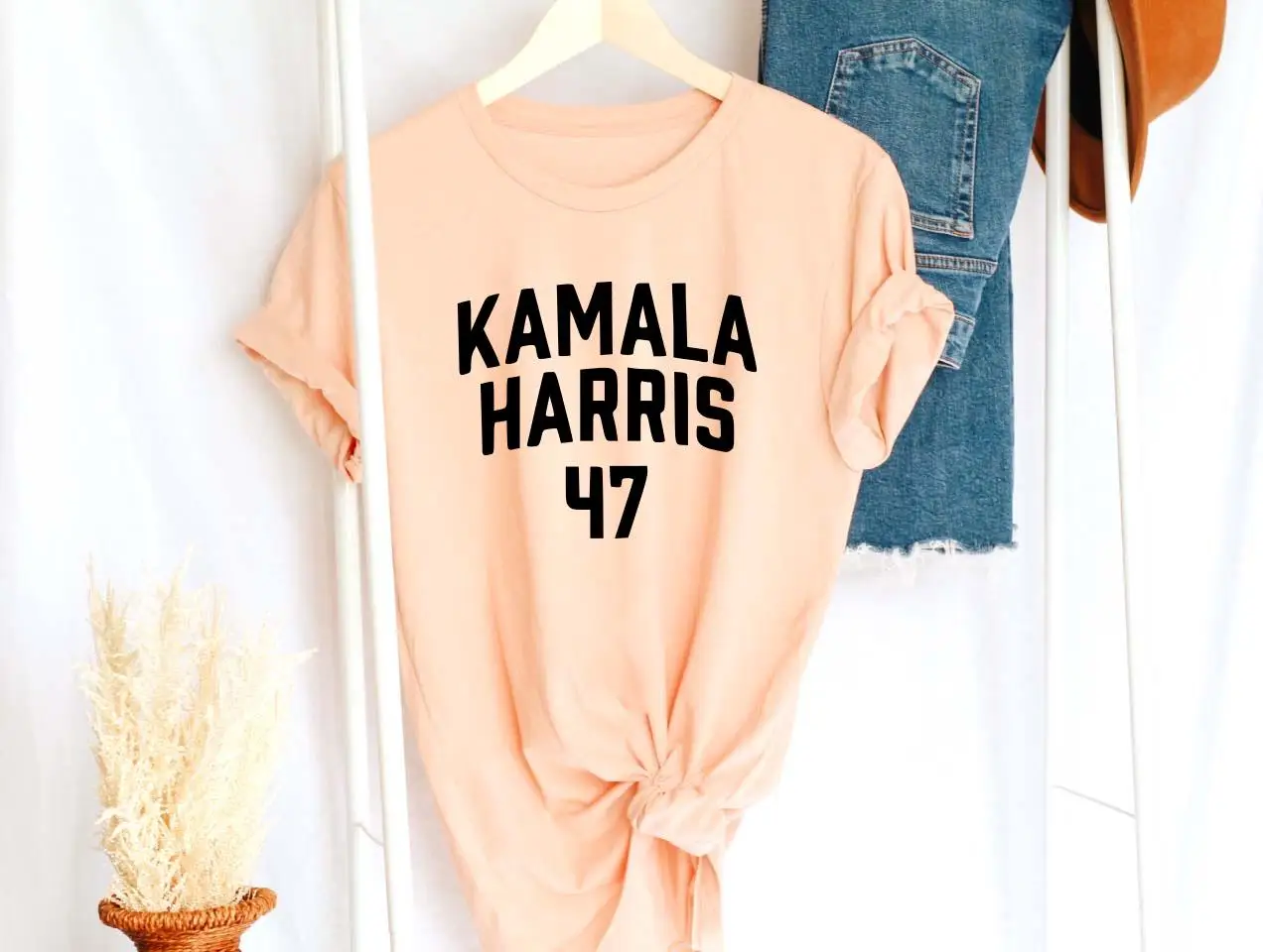 Kamala Harris 47 Sweat T Shirt 2024 Vote Blue President Election Democrat