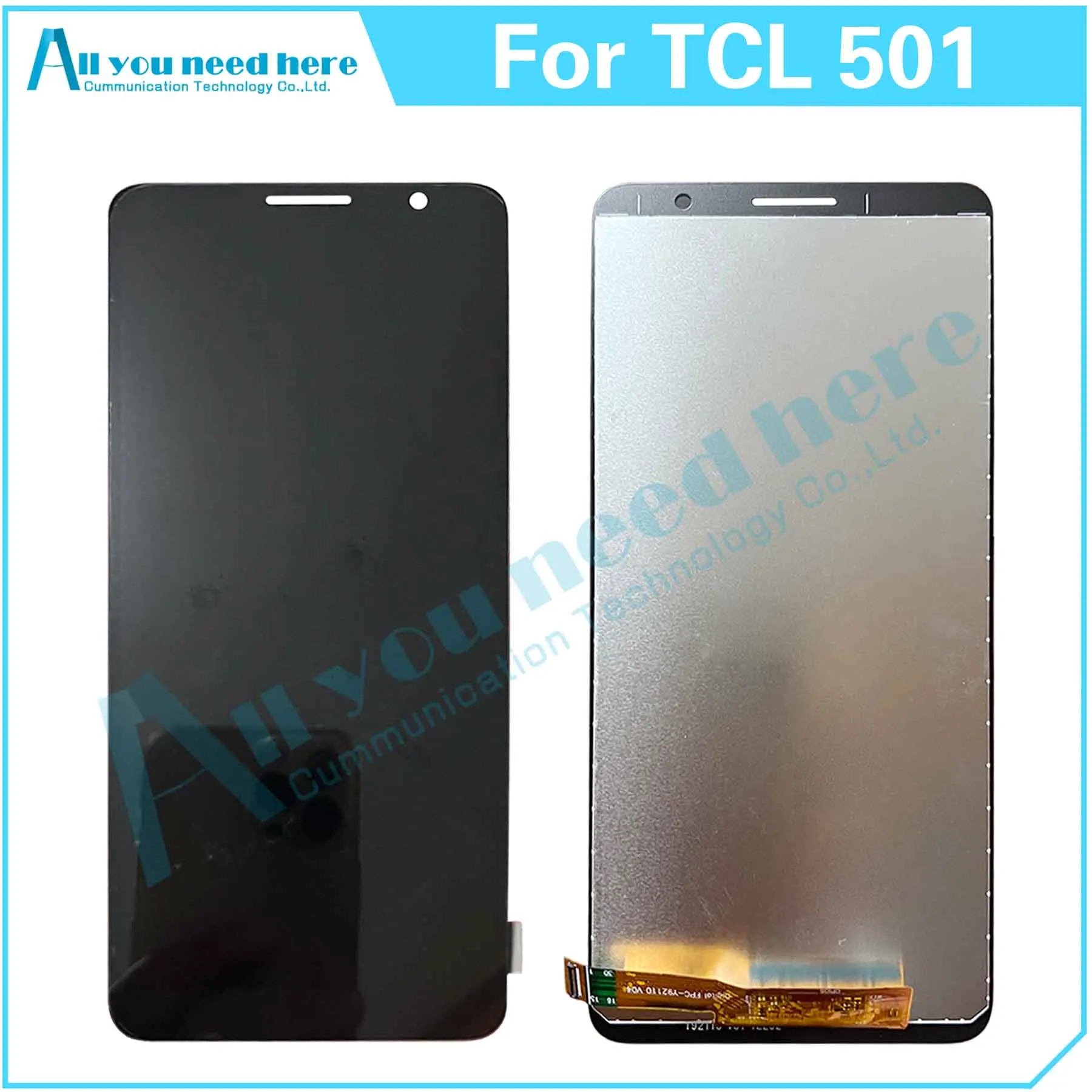 

100% Test For TCL 501 T433D LCD Display Touch Screen Digitizer Assembly Repair Parts Replacement