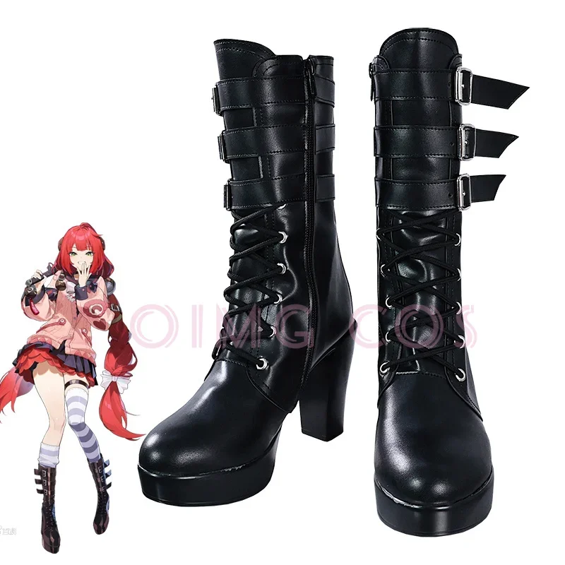 Zapatos de Cosplay Zenless Zone Zero Ukinami Yuzuha, estilo chino, Anime, Halloween, juego para hombres