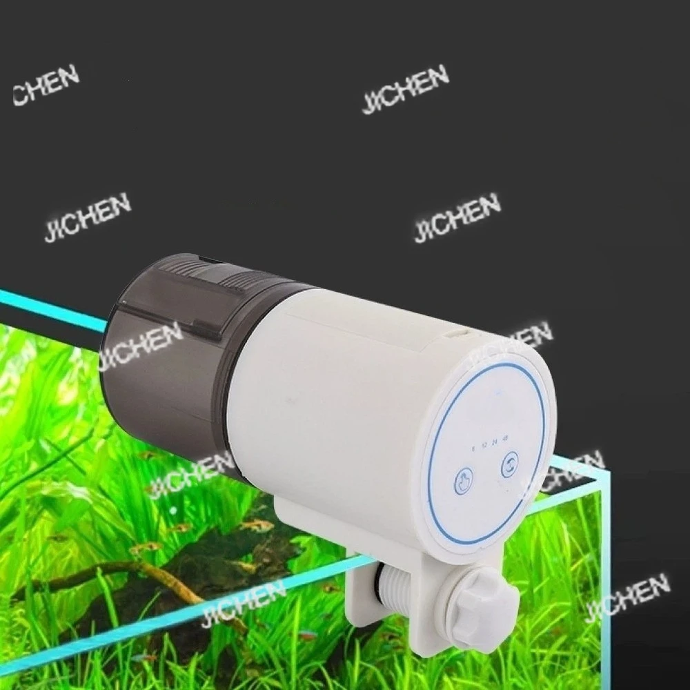 

Автоматическая влагозащищенная электрическая бесшумная кормушка для рыб JC, пластиковый дозатор корма большой емкости с умным таймером для аквариума