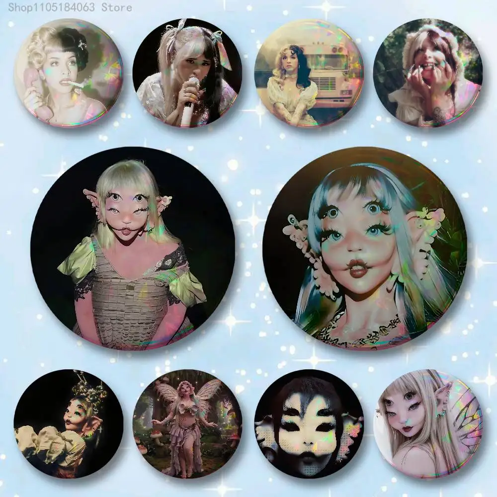 M-Melanie M-Martinez Portals Badges 25 32 44 58 75 mm Round Cosplay Pin Bag Decor Fans Collect Friends Gifts Brooch Souvenir