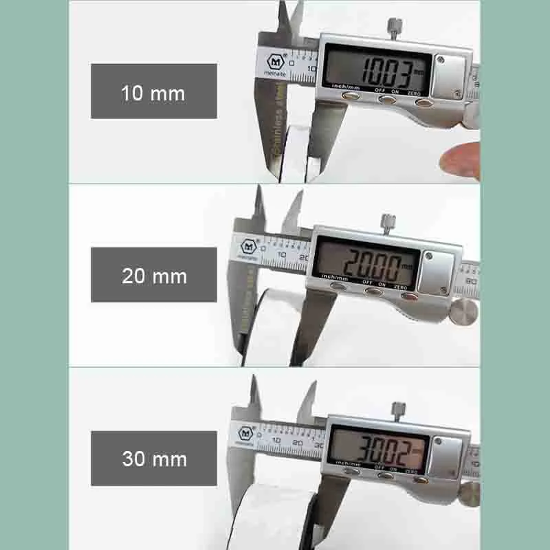 1/5/10 medidor de tira magnética de borracha autoadesiva 10*1 15*1 20*1 30*1mm fita de borracha geladeira tira magnética flexível para casa