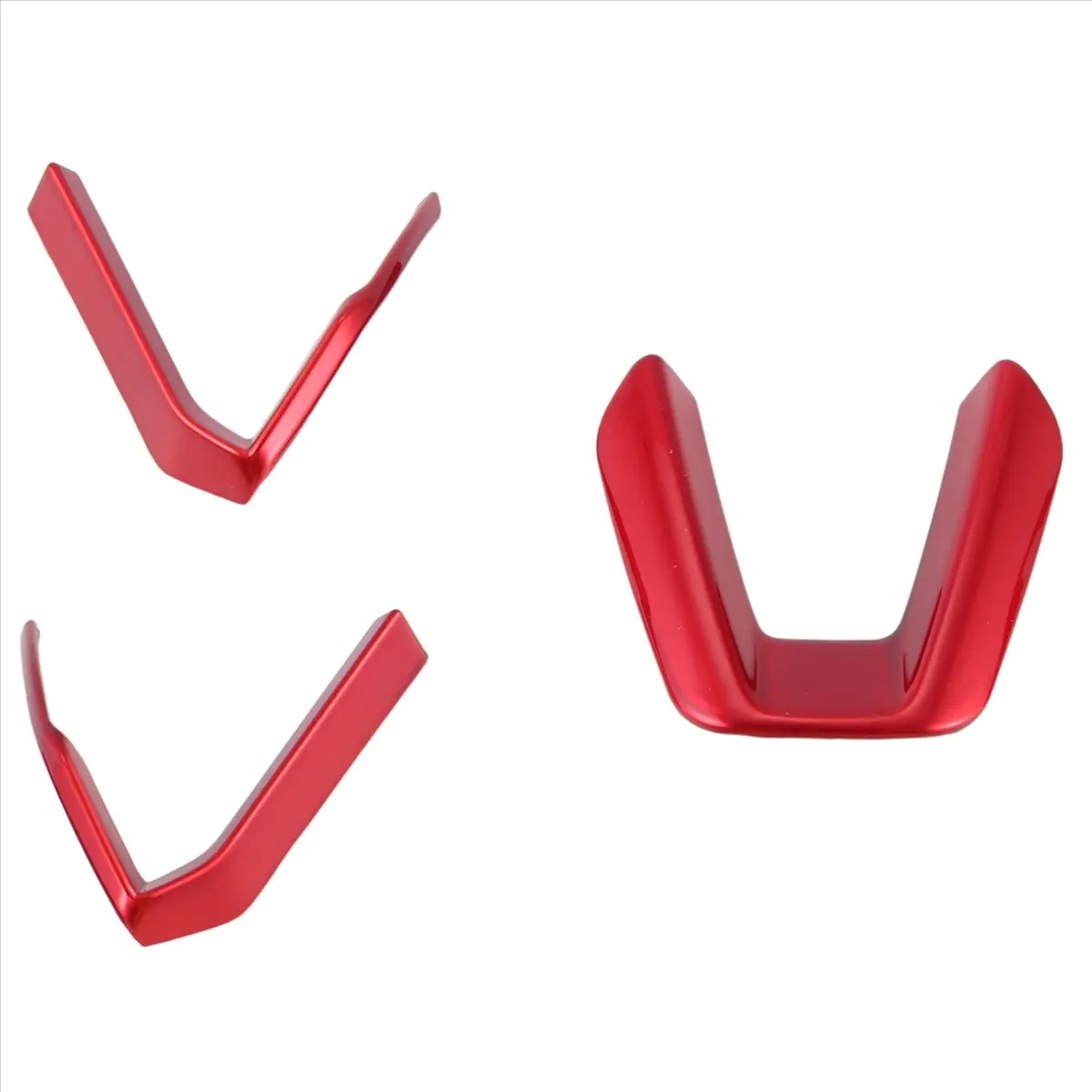 Mega Sale Red ABS Interior Steering Wheel Buttons Frame Cover for Mazda 3 Mazda 6 CX-4 CX-5 CX-9 2016-2019(3Pcs)