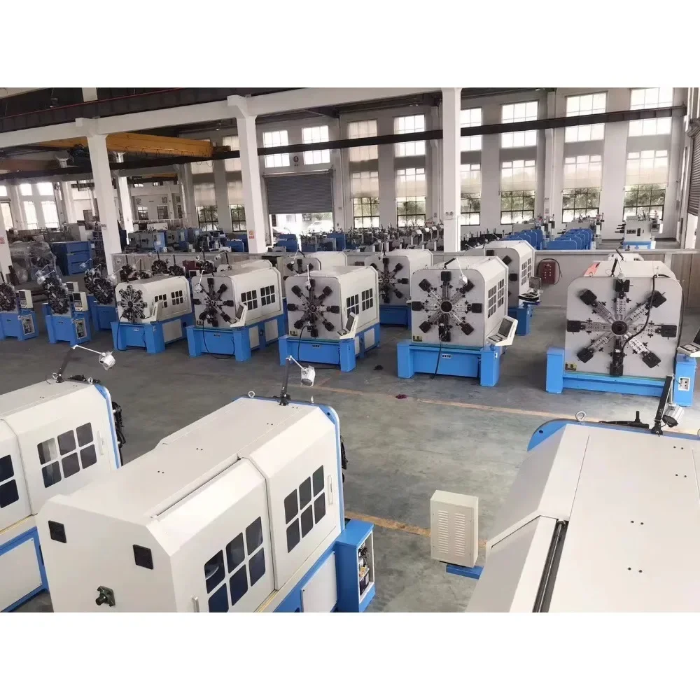 CNC Compression Spring Machine Automatic Wire Coiling Stainless Steel Spring Production High Precision Industrial Use for Sale