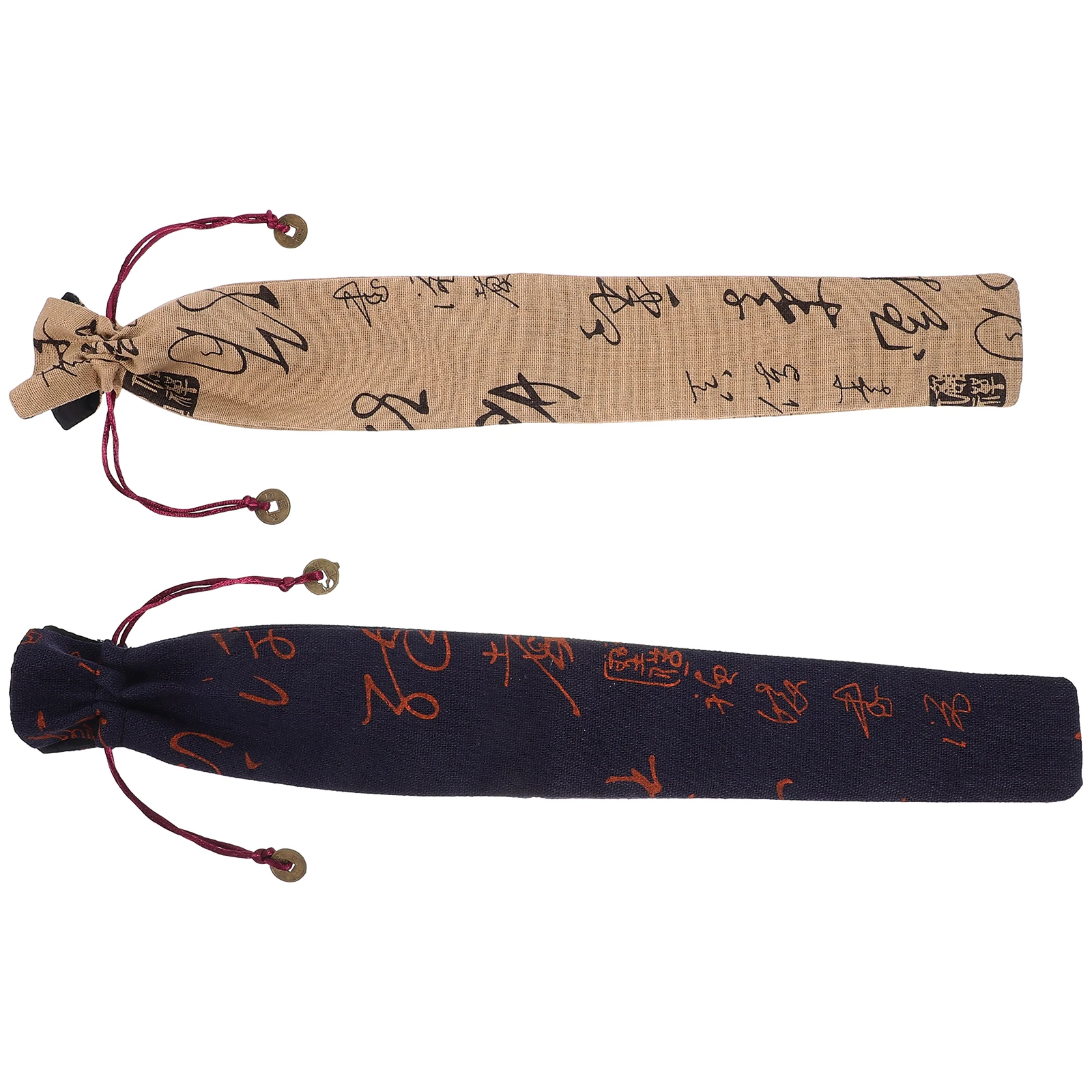 

2pcs Flute Protection Cases F Key Storage Bag for Bamboo Flute Musical Instruments Accessories Portable Protective Bag