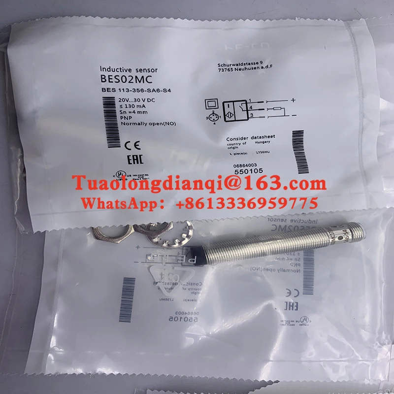 BES02ME BES 113-370-SA2-S4 original genuíno sensor de interruptor de proximidade em estoque