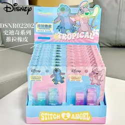 6/18 Pcs Disney Stitch Push And Pull Rubber Lilo & Stitch High-Value Eraser Student Stationery Eraser Wholesale