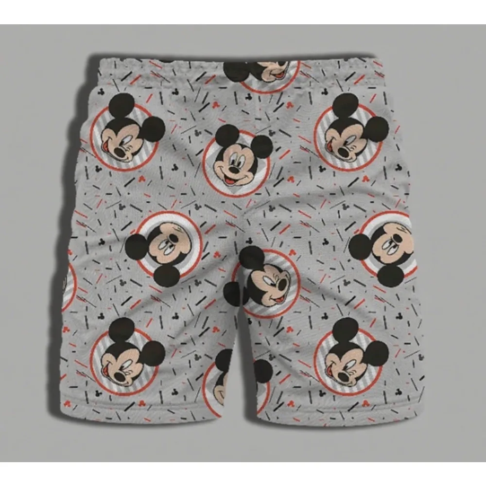 

Mickey Minnie 3D Print Children's Shorts Men‘s Women's Beach Breathable Casual Quick Dry Beach Pants Kid‘s Summer Shorts