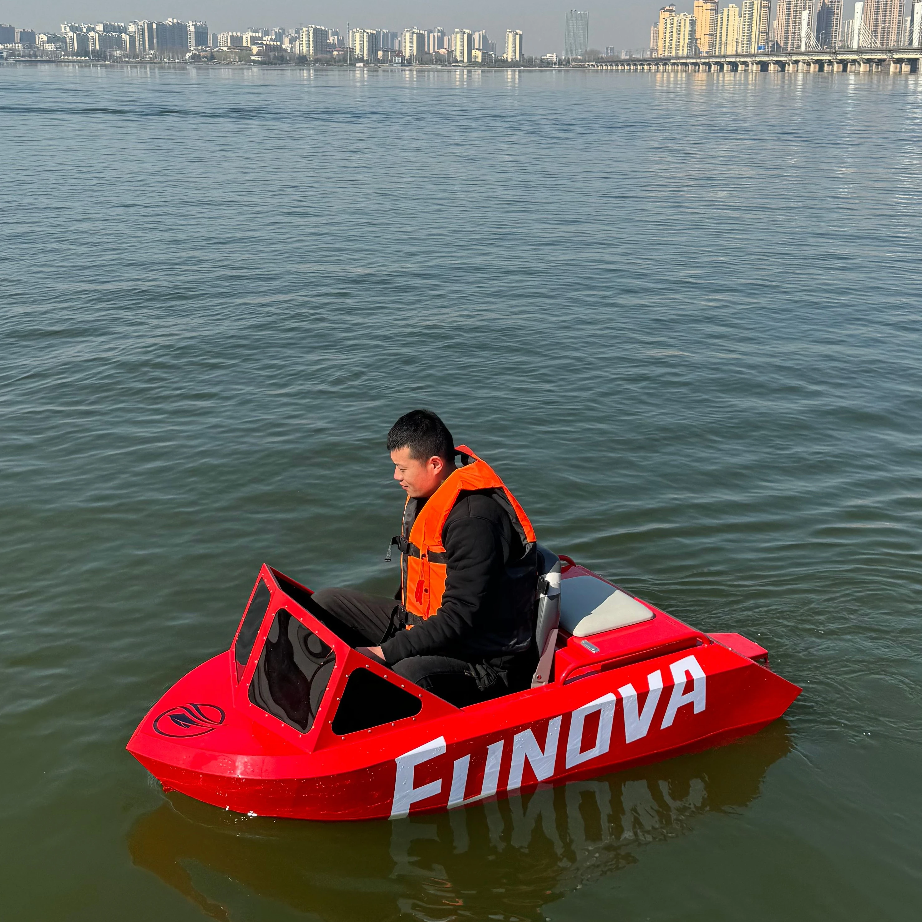 Light Aluminum Small Water Boat, Smooth Running Stable Power Component For Fishing And Coastal Exploration