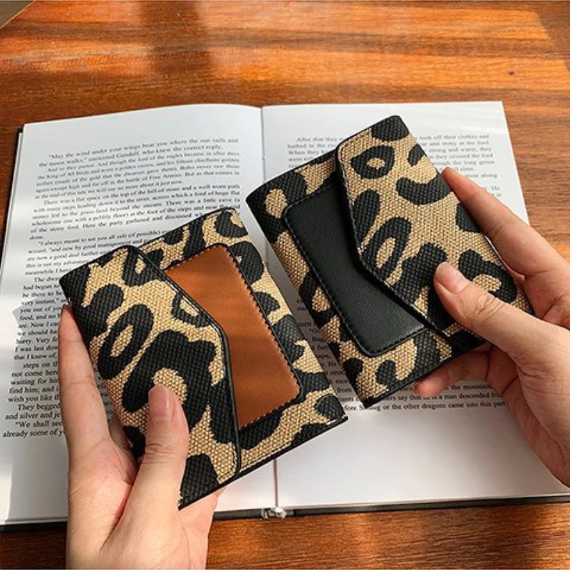 Nuevas carteras largas de cuero PU de vaca y leopardo a la moda para mujer, carteras de cuero auténtico para mujer, bolso de mano de diseñador de marca de lujo, monedero de regalo para chica