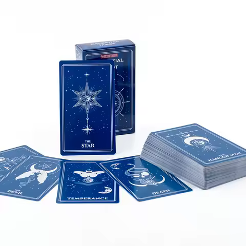 Celestial Tarot filled with the mysterious atmosphere of cosmic celestial bodies Divination Edition Deck Board Playing Games