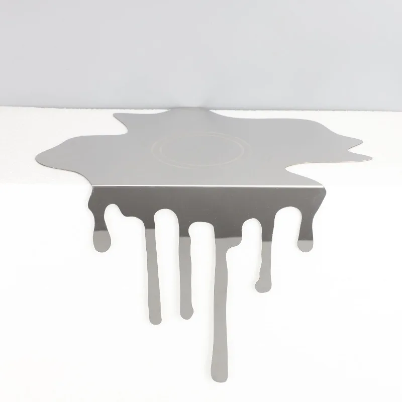 1Pcs Stainless Steel Water Droplet Reflection Decoration Living Room Porch Office Study Soft Decoration Room Decoration