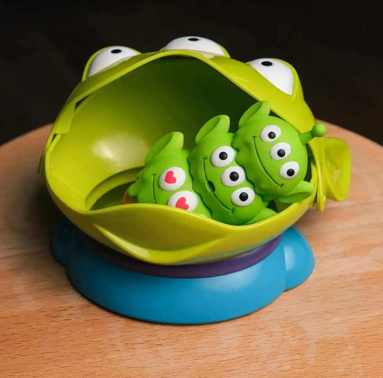 

New Product Toy Alien Cute Storage Box Organizer Cartoon Little Character Collection Home Desktop Decoration Festival Gift