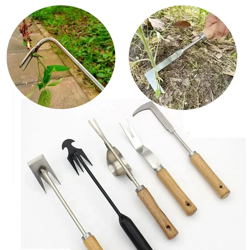 Weeding Tool Set – Manual Grass Remover, Root Digger, Soil Loosener, Transplanting Spade for Home & Garden Use
