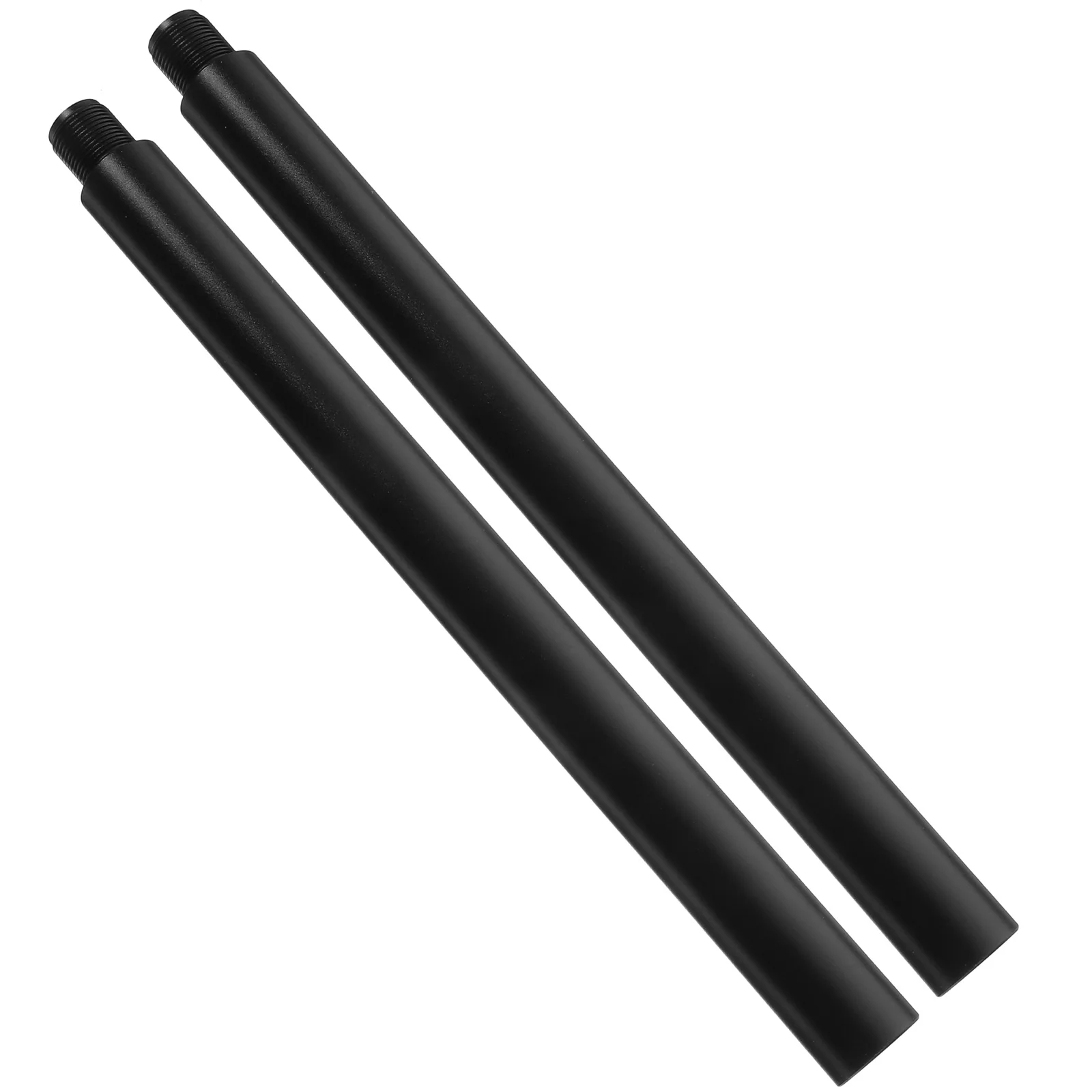 

2 Pcs 14mm Reverse Tooth Extension Tube Metal Straight Universal Casing Mounting Pole for Speakers Nail Stand