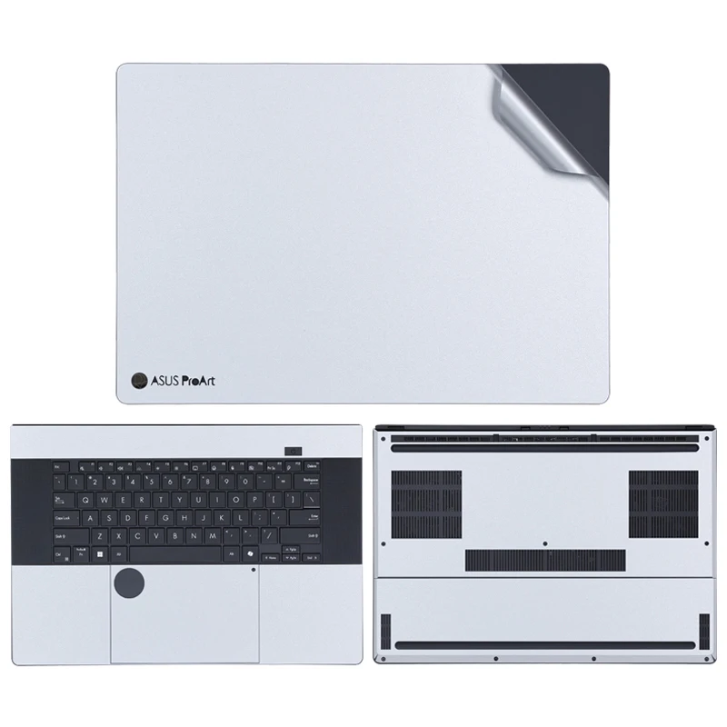 Naklejka ochronna na laptopa ASUS ProArt P16 H7606 PX13 HN7306E z 2026 roku, personalizowana folia winylowa, bez pozostałości kleju. — zdjęcie produktu 3