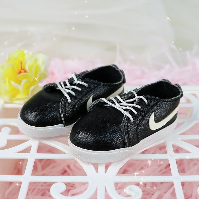 Bjd Doll Shoes 1/6 Casual Hand-made Cowhide Doll Shoes Turn Over Leather Shoes Cute Girl Shoes Leather BJD Doll Shoes