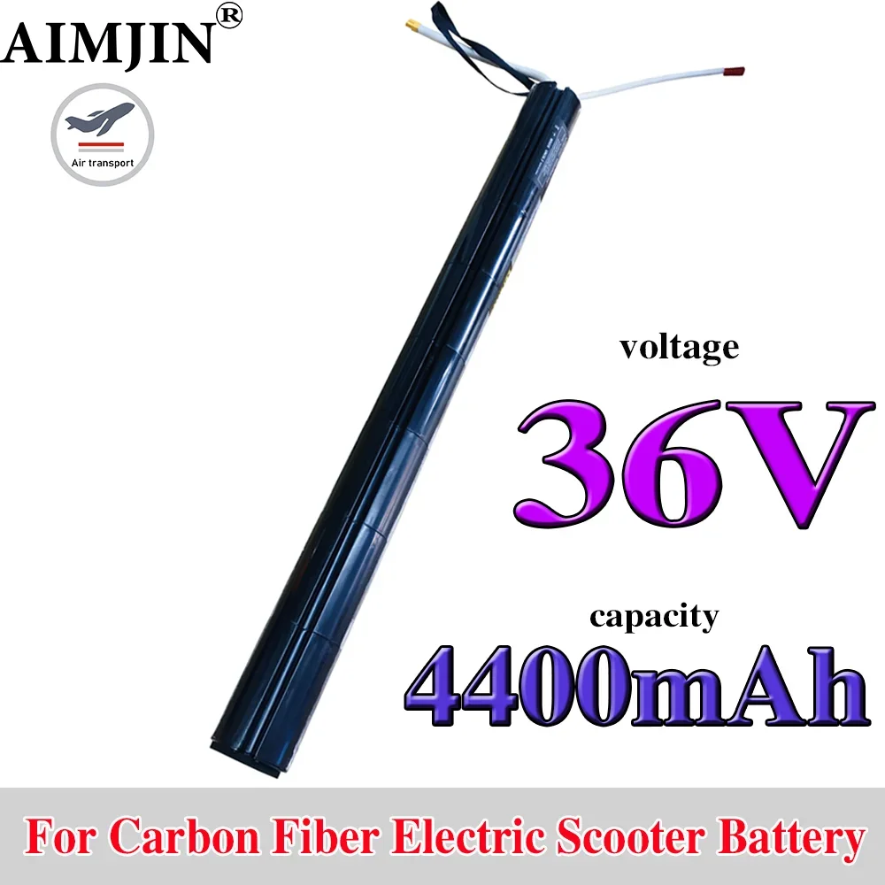 

100% New 36V 4400mAh 18650 Lithium Battery Pack With BMS For Carbon Fiber Scooter