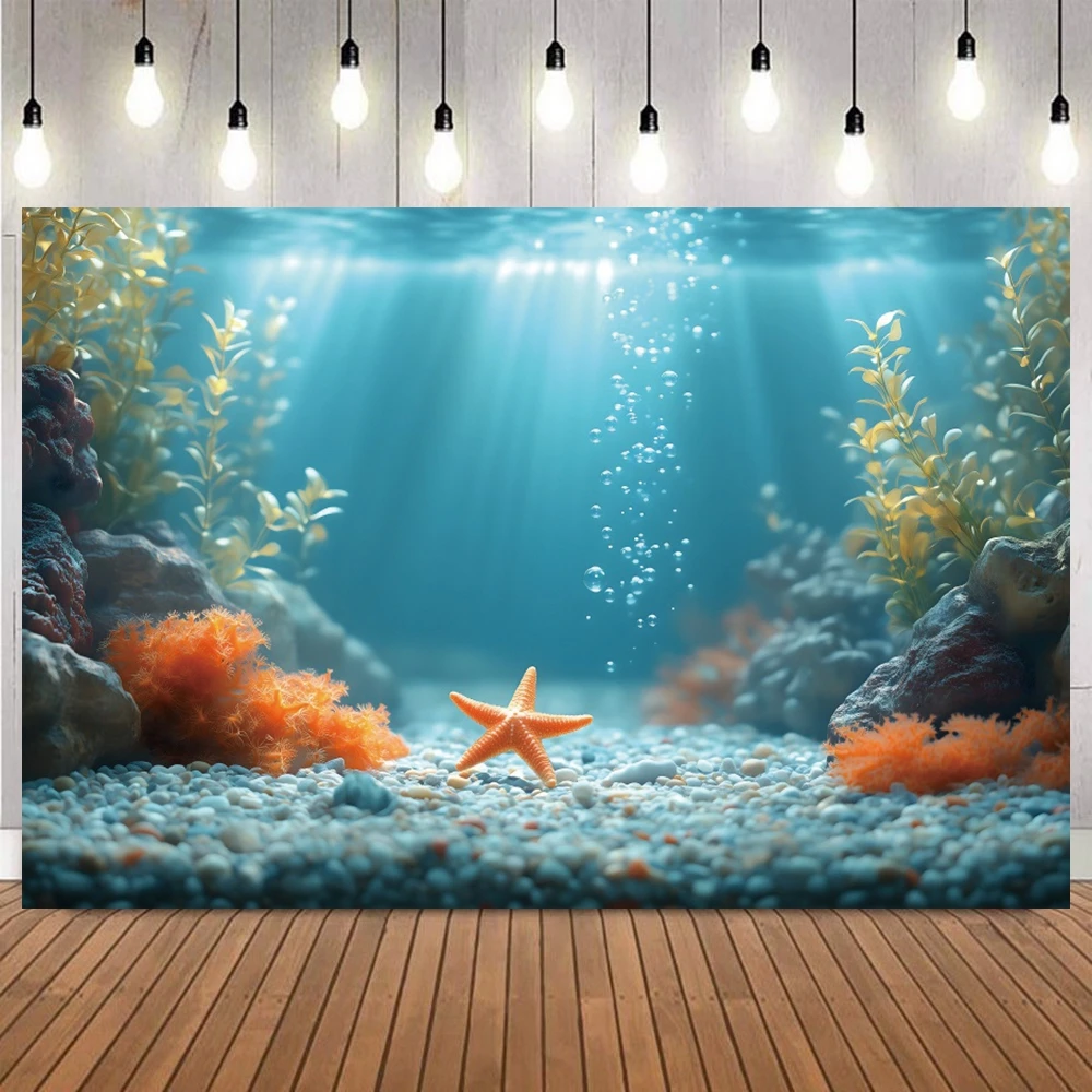 

Мечтательный розовый подводный фон с медузами, сладкий карамельный стиль, коралловый риф, ракушки морской звезды, детский душ, детский фон для фотосессии на день рождения