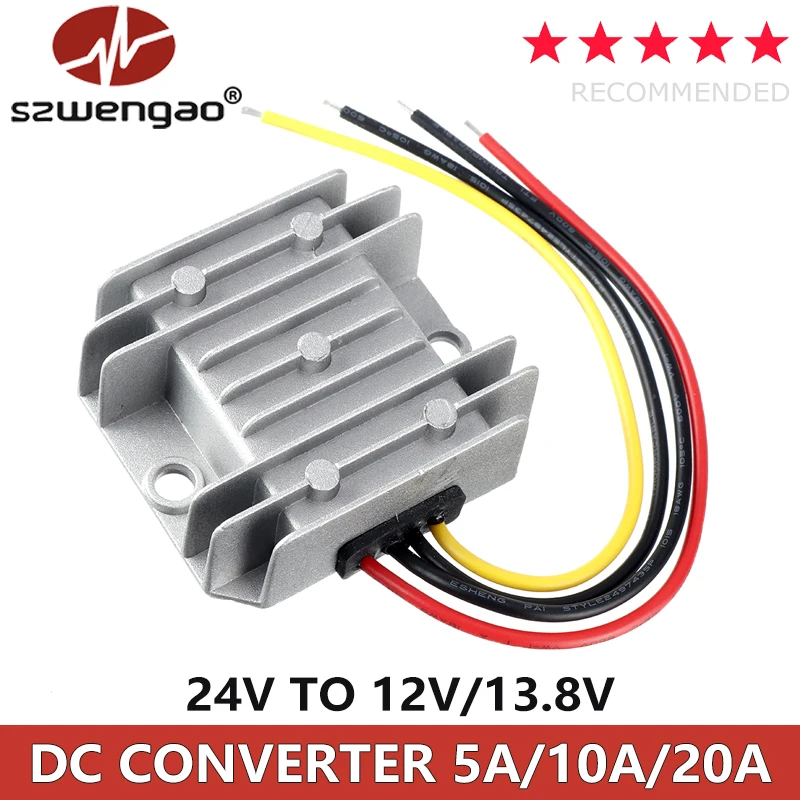 szwengao 24V 36V 48V 60V 72V to 12V/13.8V 5A 10A 20A 30A 40A 50A