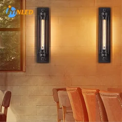 Retro Loft Creative Wall Lamp American Industrial Wind Wall Lamp Edison Bulb E27 Bar Cafe Restaurant Bedside Decor Wall Sconce