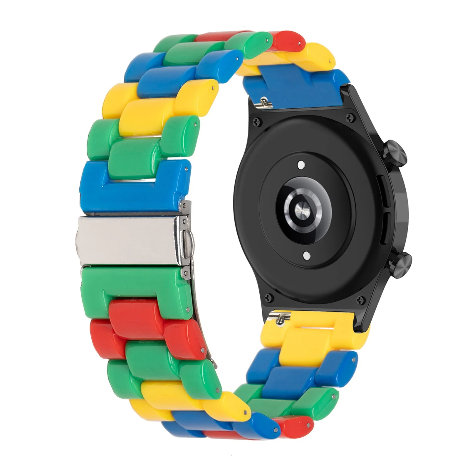 

Acrylic Strap Band for Huawei Watch 3/3 Pro/4/ 4 Pro/Buds/Ultimate 46mm Band, Adjustable Color Strap