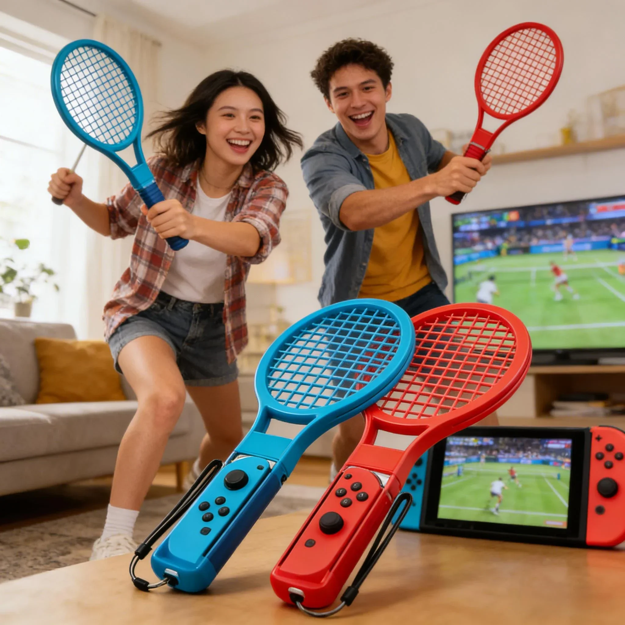 10 in 1 Switch Sports Accessories Bundle for Nintendo Switch Oled Game Sports Family Accessories Kit With Golf Clubs Golf Clubs