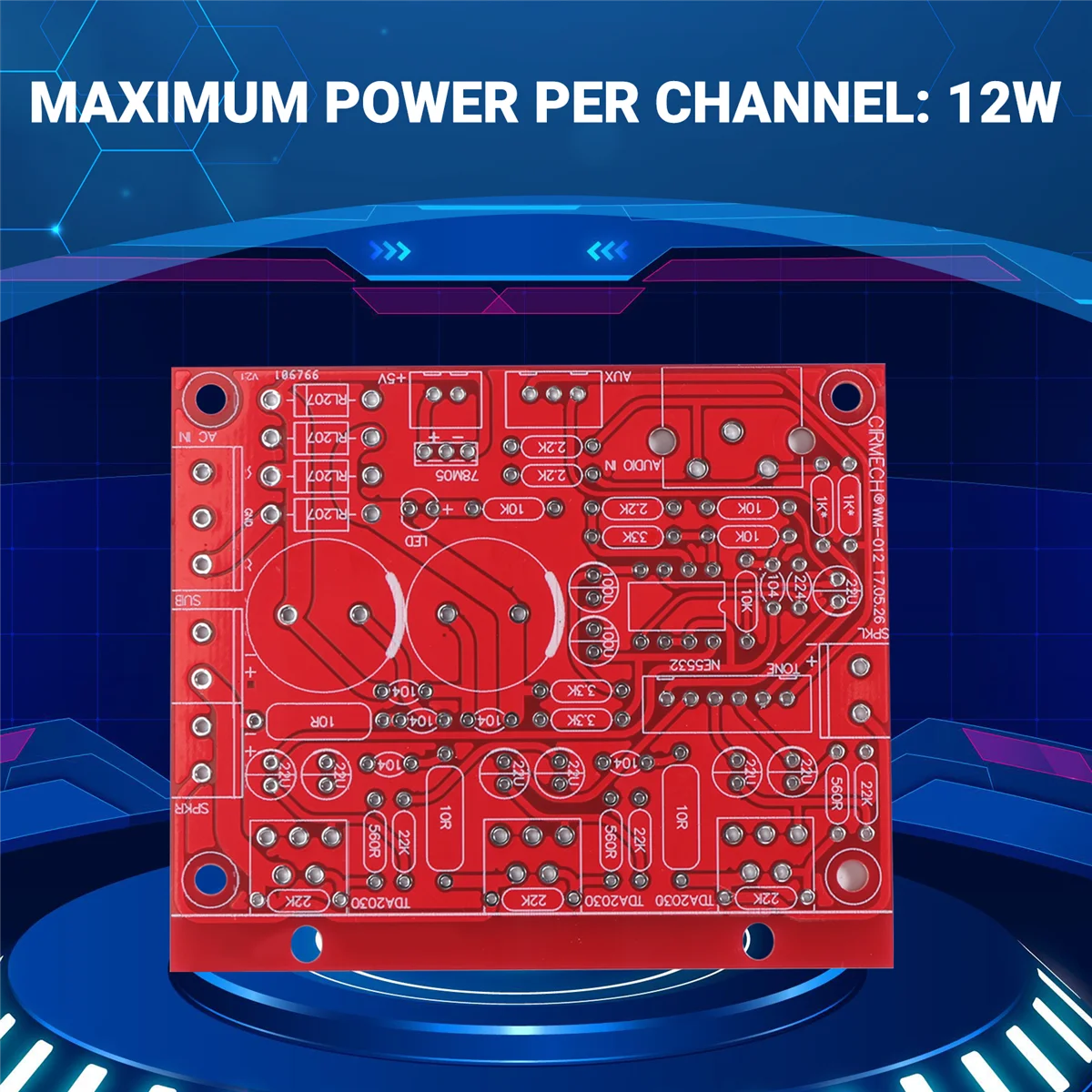 

A06RP Tda2030A 2.1 Super Bass 2.1 Плата усилителя сабвуфера Трехканальный динамик Плата усилителя звука