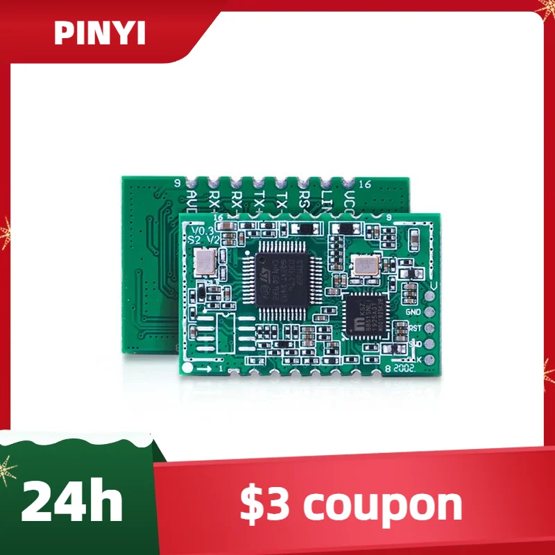 New (Price for 4 Piece)PUSR Embedded UART TTL to Ethernet TCP/IP converter Modules TCP/IP TTL USR-TCP232-S2