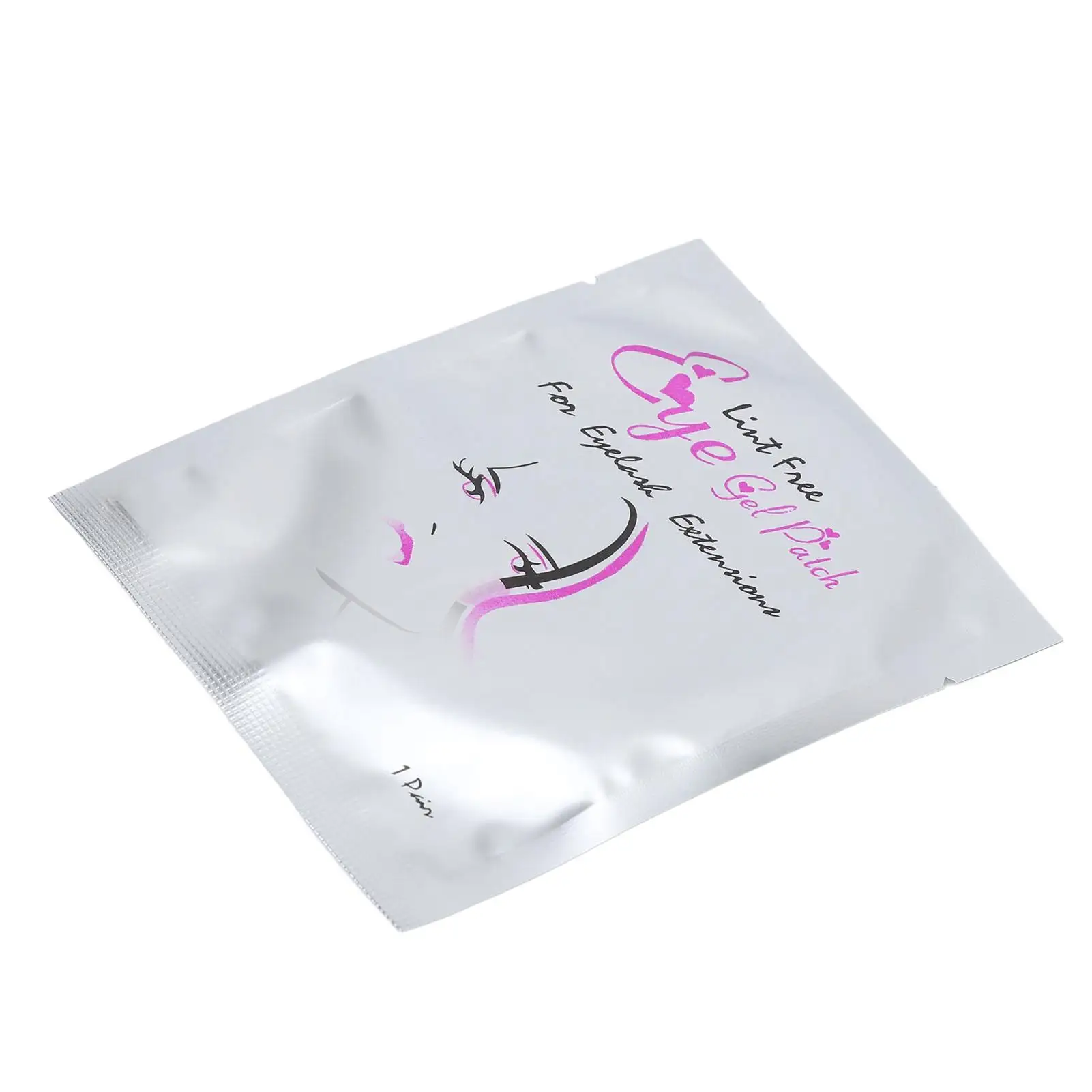 Hidrogel Under Eye Pads para Extensão dos Cílios, Gel Lash Pads, 50Pcs