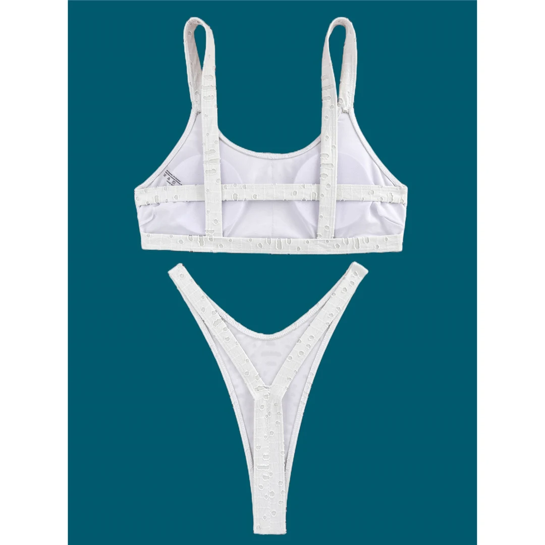 Neuer 4-Farben-Extreme-Mini-Micro-Thong-Bikini, Damen-Badeanzug, zweiteiliges Bikini-Set, Badebekleidung, Badeanzug, Schwimmbekleidung V4798 – Detail 14