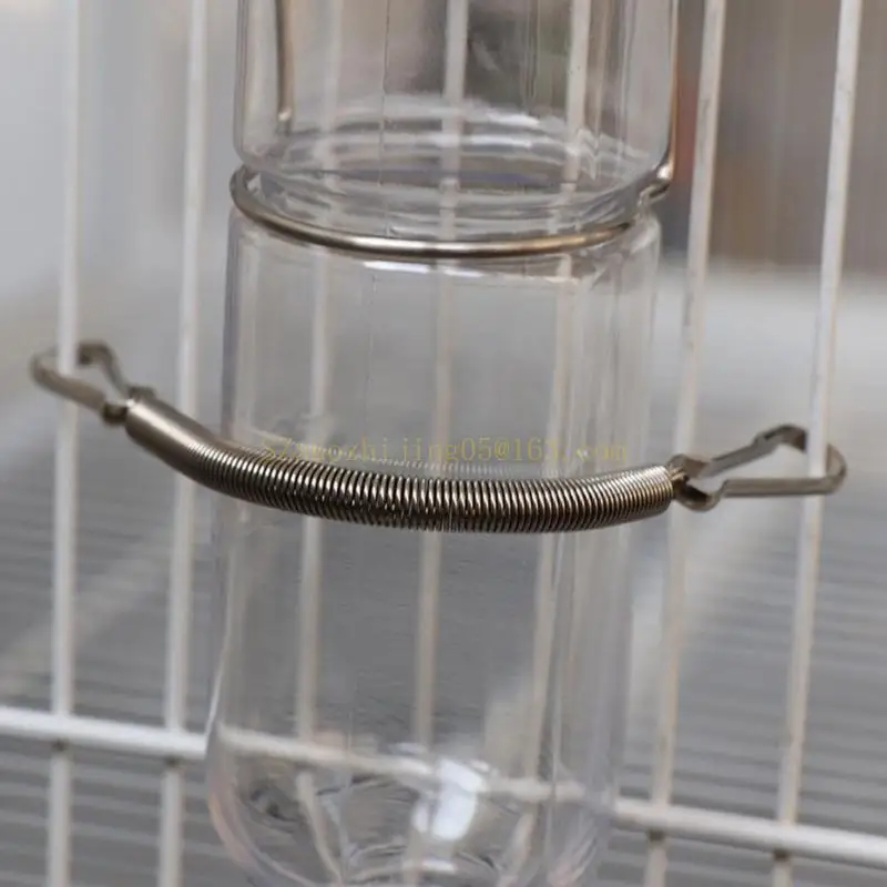 

Small Animal Metal Spring Clip Fixing Water Dispenser for Water Cup Spring Clip,for Holding Small Animal Water Bottles