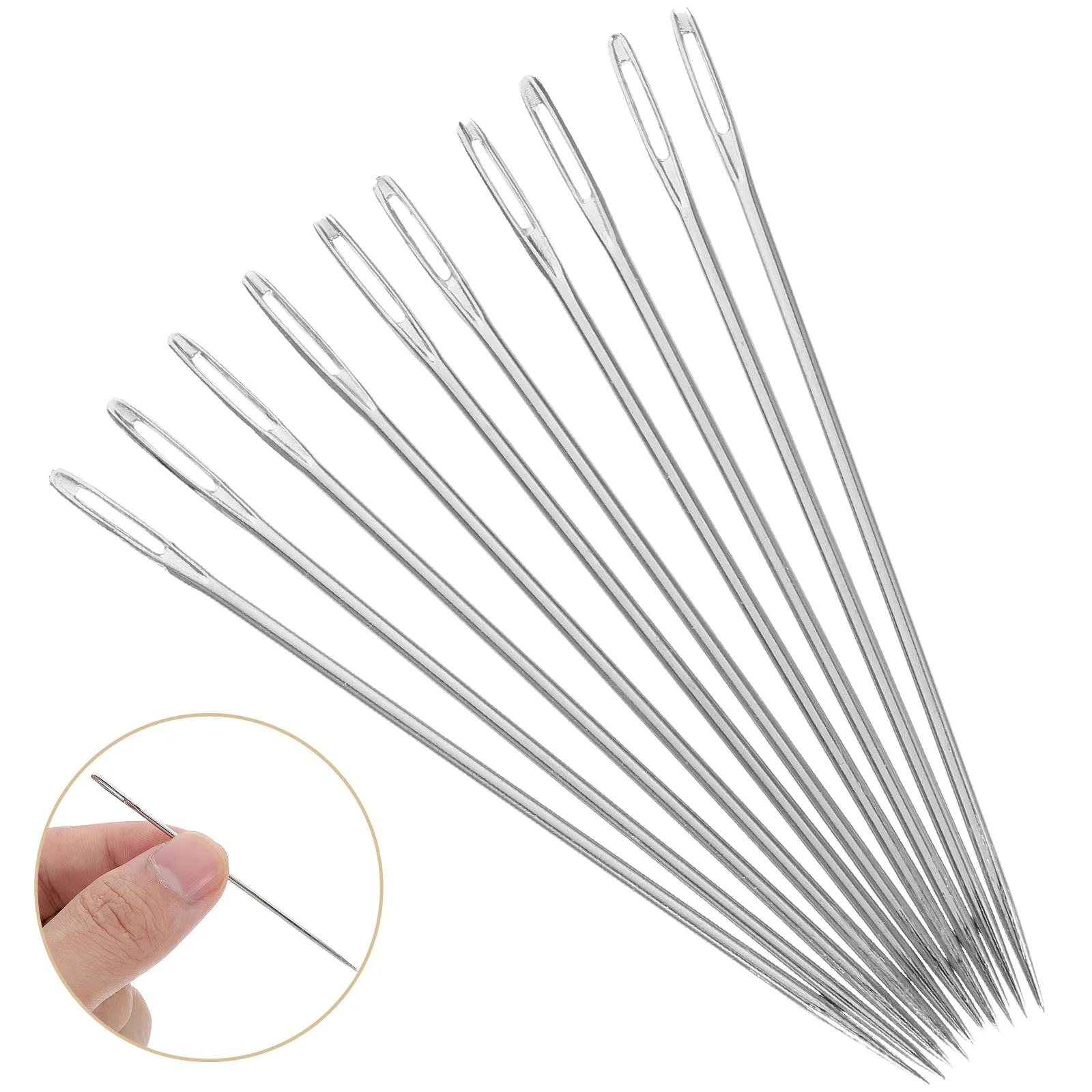 10 Pcs Candy Game Pin Baking Tools for Parties Kit Sugar Set Cookie Cake Decorating Stainless Steel Needle Press
