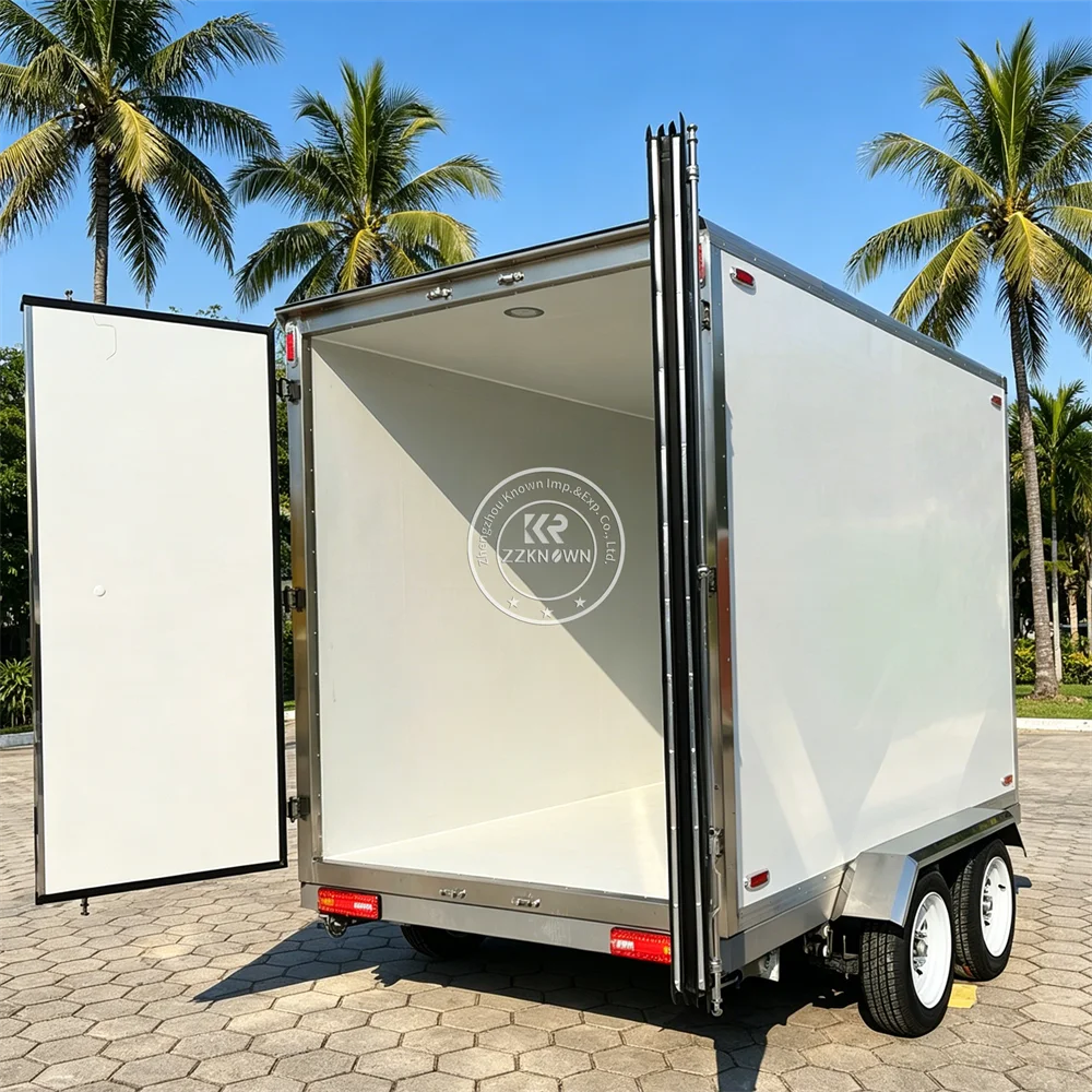 Heavy Duty Refrigerated Truck Industrial Cold Storage Trailer Efficient Reefer Transport Trailer With Cooling System