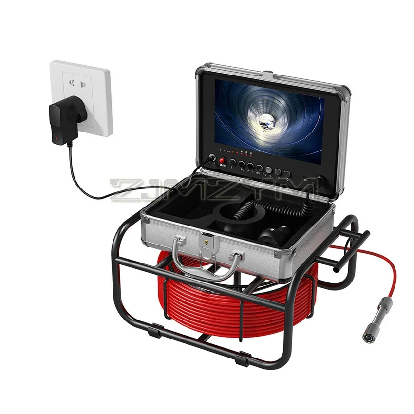 F951DC17 HD 9-inch AHD Video Screen Stainless Steel Probe Underwater Pipeline Endoscope Blocker