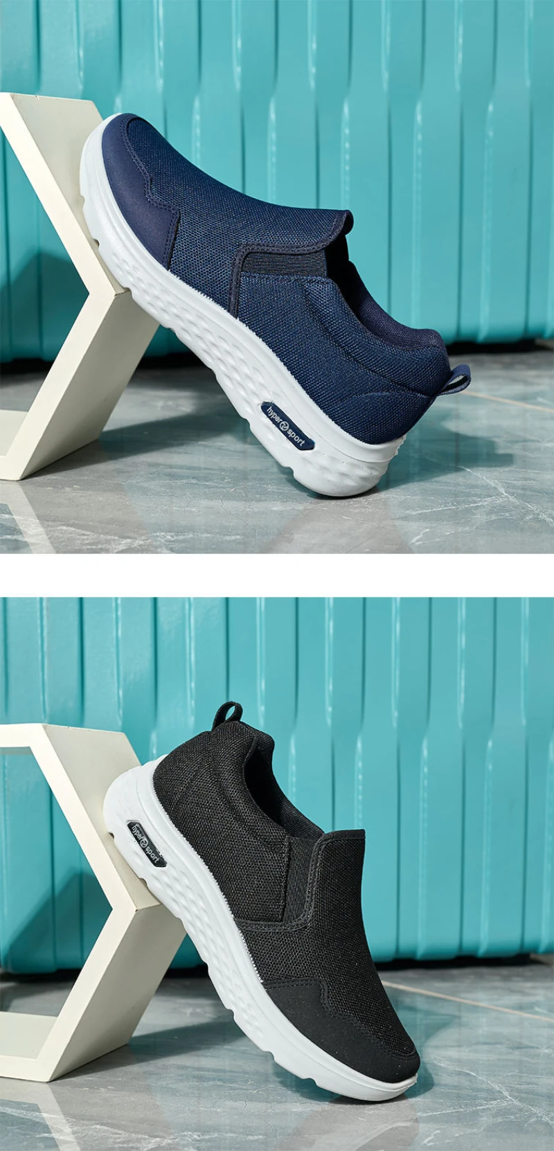 2026 Spring New Men Slip‑Ins Shoes Plus Size Breathable Lightweight Slip‑On Casual Walking Shoes For Daily Commute Outdoor Wear