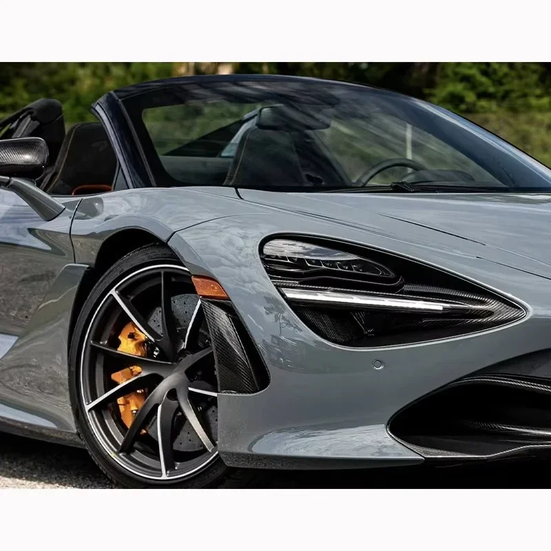 High Quality Dry Carbon Fiber Headlight Covers for 720S Headlights 5