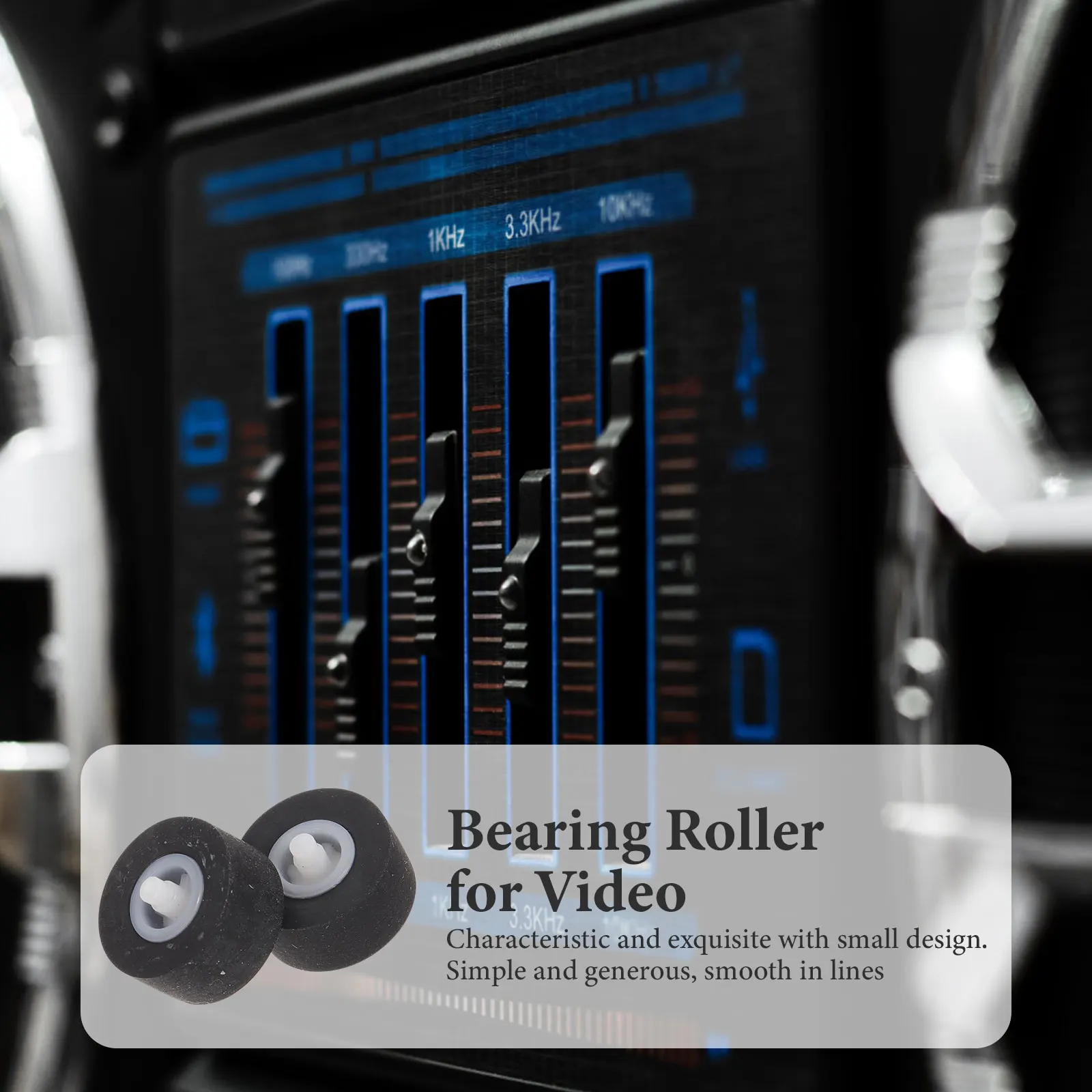 

Pinch Roller for Recorder Tape Video Machine Black Plastic Rubber Rollers Audio