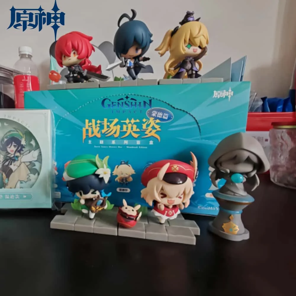 

Genshin Impact Official Genuine Monde Chapter Battlefield Valor Theme Series Blind Box Kawaii Kids Gift