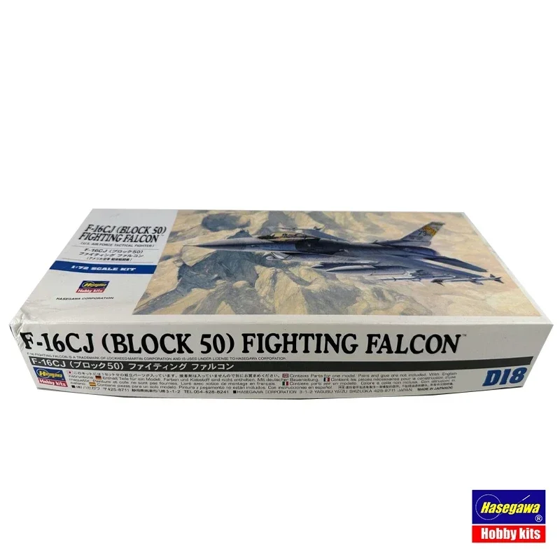 Hasegawa Kunststoff-Flugzeugmodellbausatz 00448 F-16CJ [Block 50] Fighting Falcon Maßstab 1:72