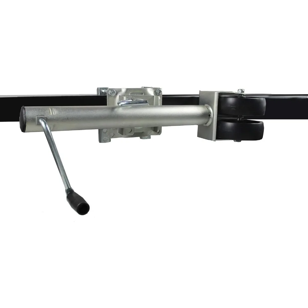 مقبس مقطورة مع رفع 11.5 بوصة، آلية التأرجح الخلفي، مقبض الرياح الجانبية، 6 عجلات مزدوجة - سعة 1500 رطلاً، مسمار تشغيل