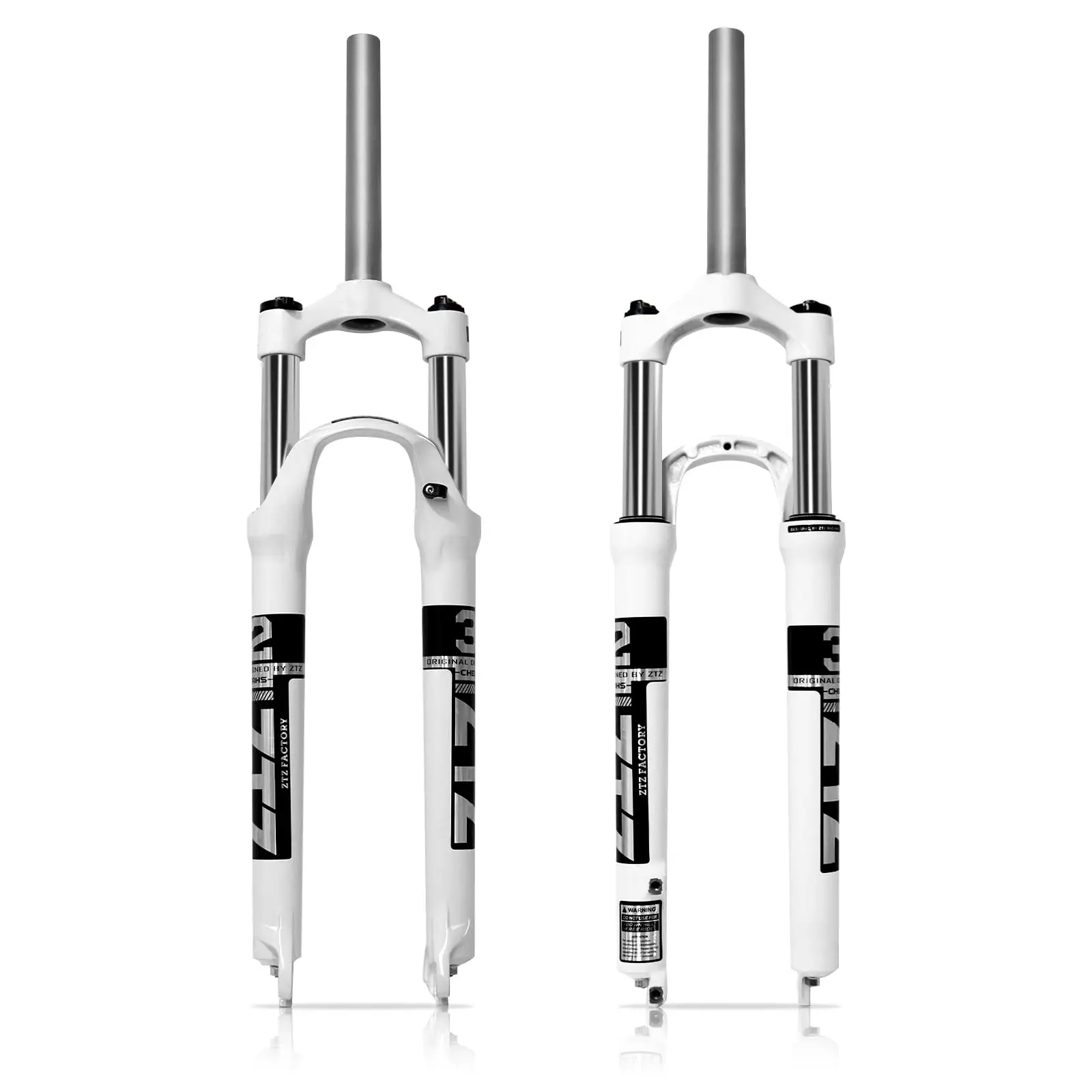 

ZTZ 26/27.5/29 Mountain Bike Suspension Fork, Aluminum Shock Absorber XC Mountain Bike Fork - 100mm Stroke, 9mm QR