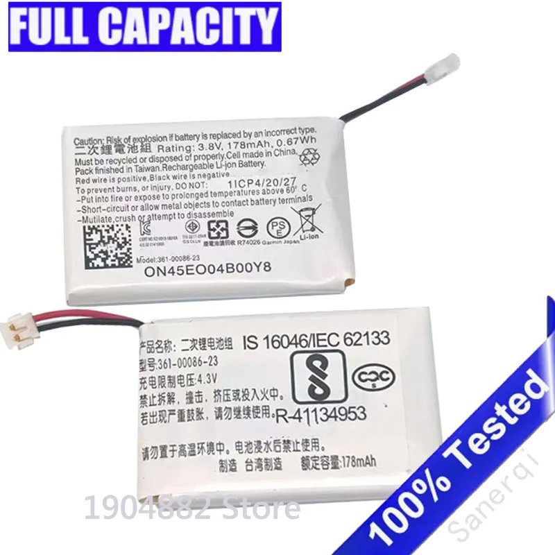 Brand-New Battery 361-00086-00 361-00086-23 For GARMIN Forerunner 220 225 230 235 235J 620 630 735XT instinct/instinct solar