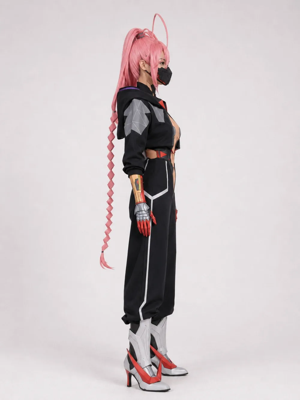 Cyberpunk Edgerunners 2 Talia Yang Same Style Cosplay Costume Hooded Jacket Loose Cuffed Sweatpants Character Casual Halloween - view 3
