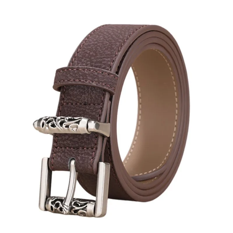 

New style women's belt, high-grade retro pin buckle jeans belt, fashionable and versatile genuine leather belt