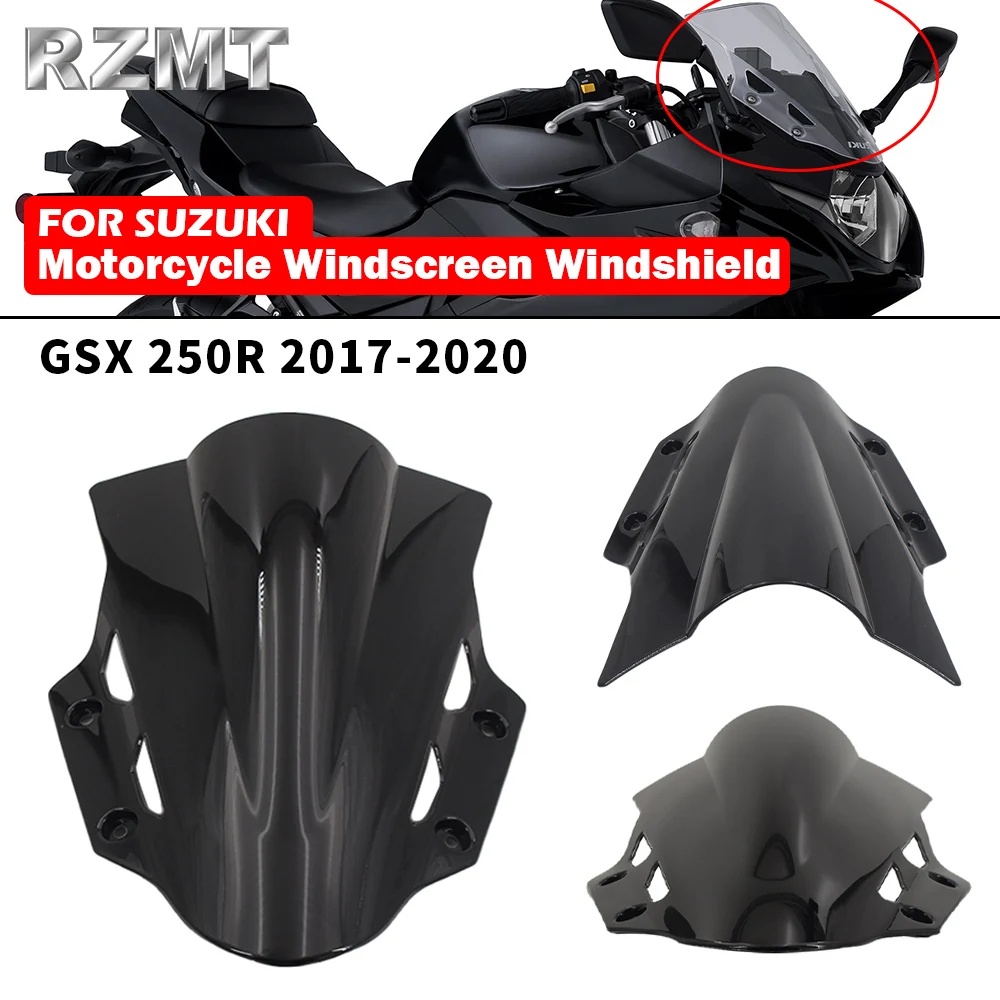 

For SUZUKI GSX250R GSX 250R 2017-2020 2018 Windscreen Windshield Shielda Double Bubble Wind Deflector Motorcycle Accessories