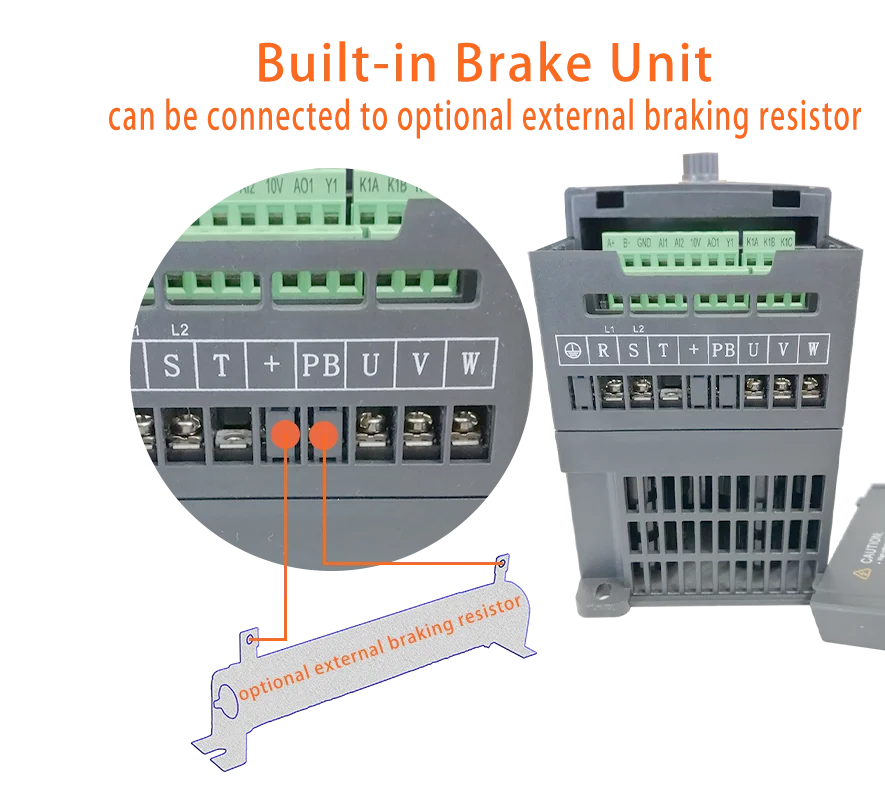 Imagem -04 - Inversor Variável do Conversor da Movimentação da Frequência Controle do Vetor Vfd Controlador de Velocidade do Motor 075 15 22 37 75 Quilowatts 380v 220v